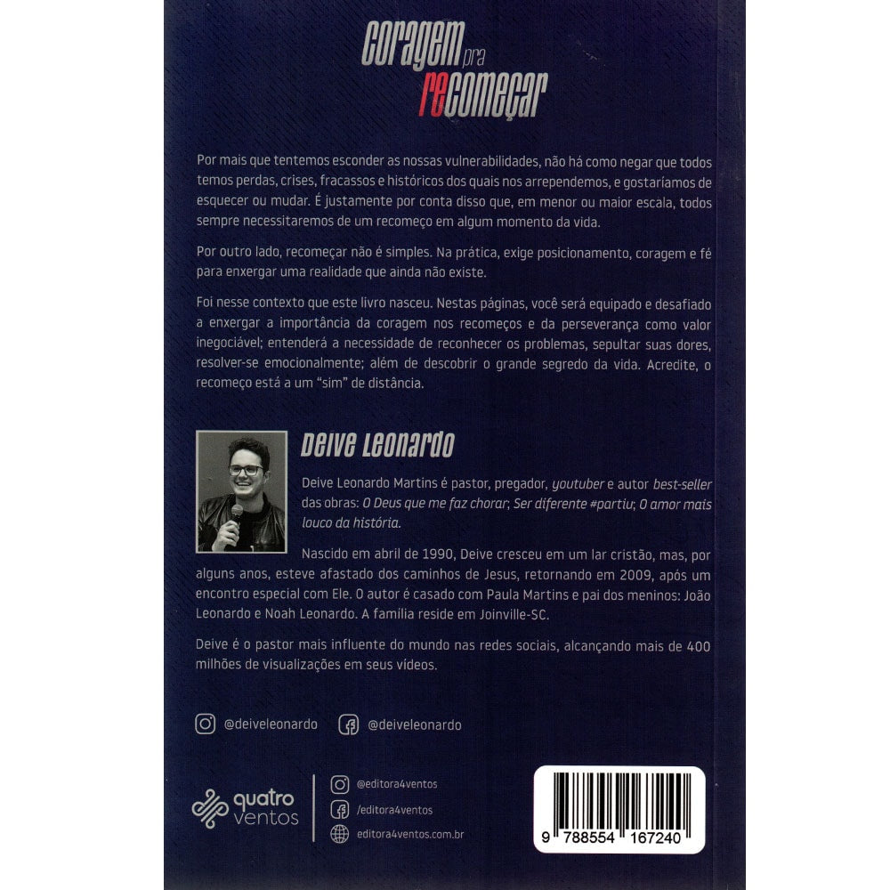 Coragem pra Recomeçar | Deive Leonardo