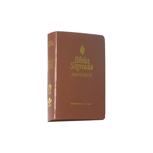 Bíblia Média Harpa Cristã | ARC | Marrom
