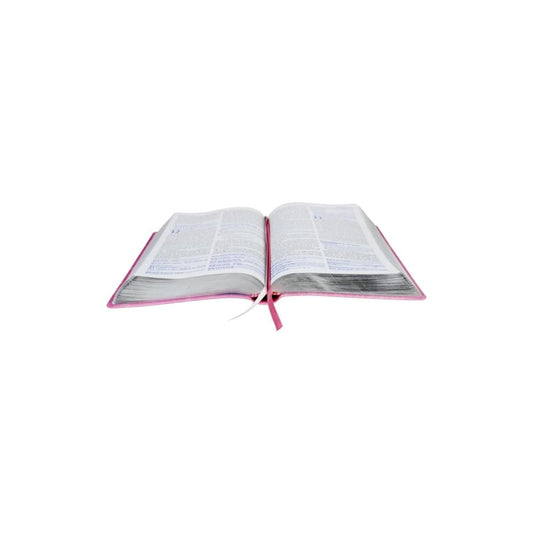 Bíblia de Estudo NTLH | Letra Normal | Capa Rosa Nobre