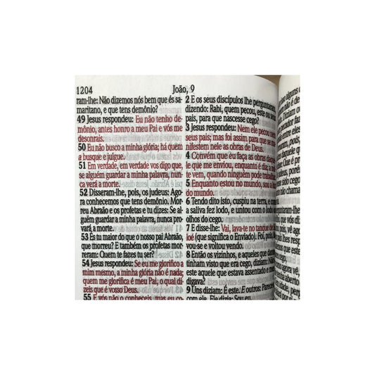 Bíblia Sagrada Estrela Harpa Avivada | ARC | Letra Ultragigante | Capa Marrom