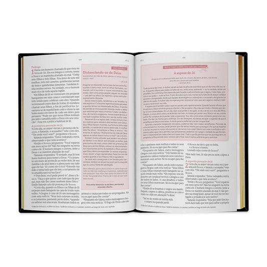 Bíblia de Estudo da Mulher | NVT | Capa Preta