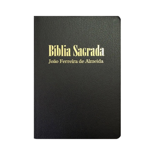 Bíblia Sagrada com Mapas | ARC | Letra Grande | Capa Semiluxo Preta