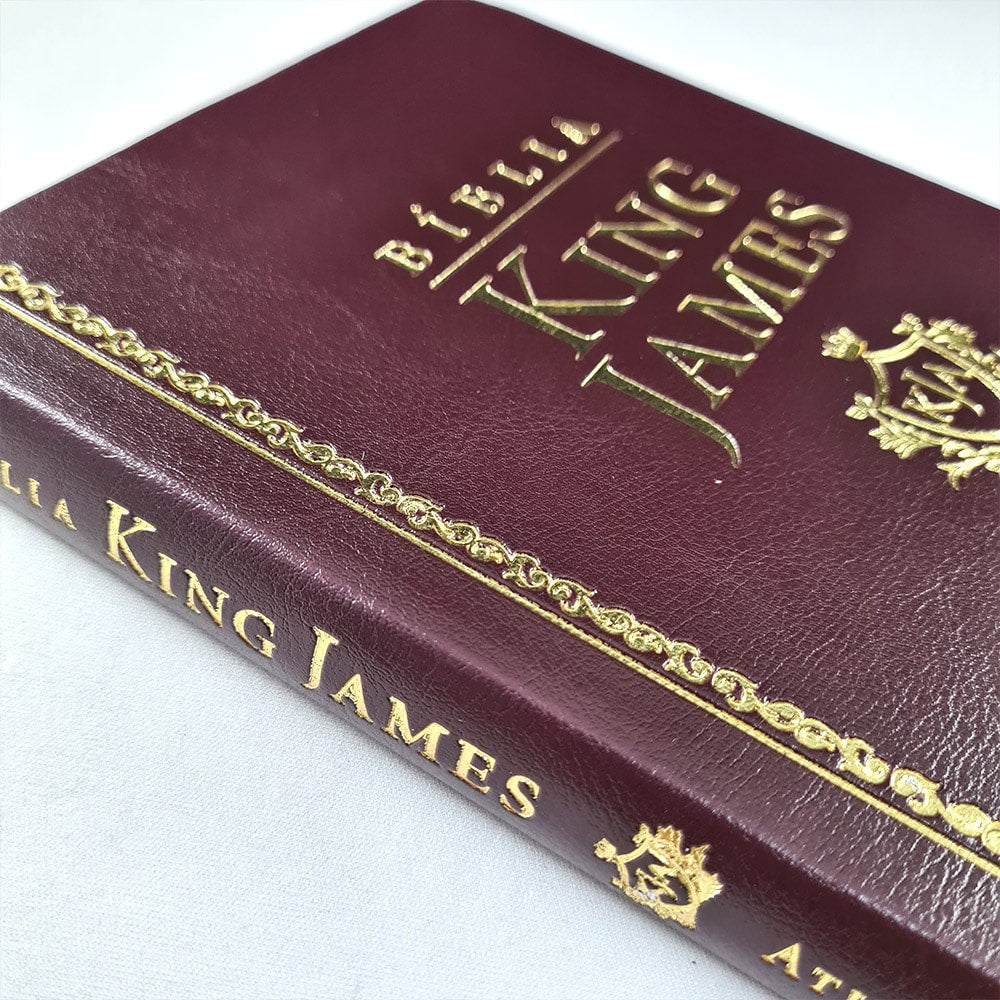 Bíblia King James Atualizada Slim | KJA | Vinho
