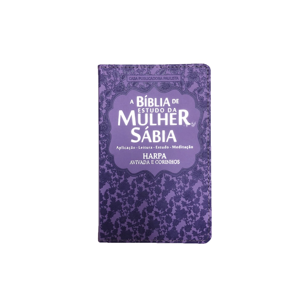 Bíblia de Estudo da Mulher Sábia | ARC | Harpa Avivada | Capa Lilás