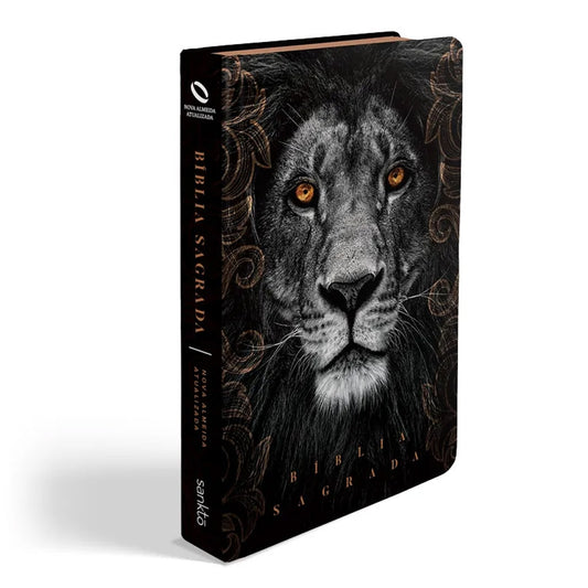 Bíblia Leão Cinza | NAA Letra Normal | Capa Dura