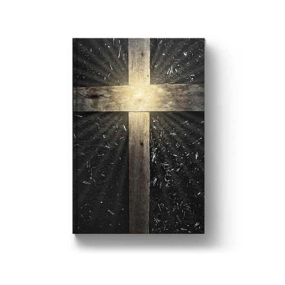 Bíblia Cruz Madeira | NAA | Letra Normal | Capa Dura