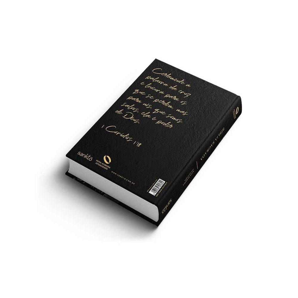 Bíblia Cruz Madeira | NAA | Letra Normal | Capa Dura