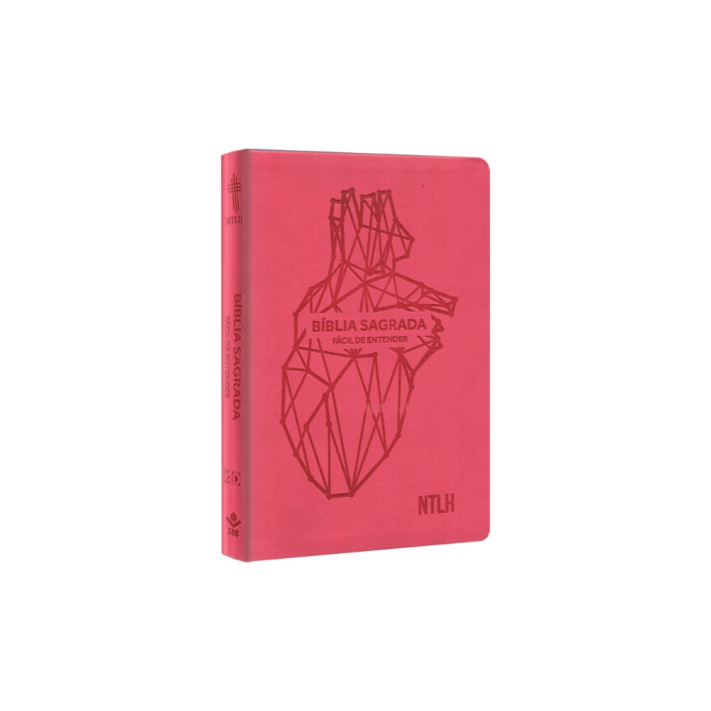 Bíblia Sagrada Fácil de Entender | NTLH Letra Normal | Capa Coração Rosa
