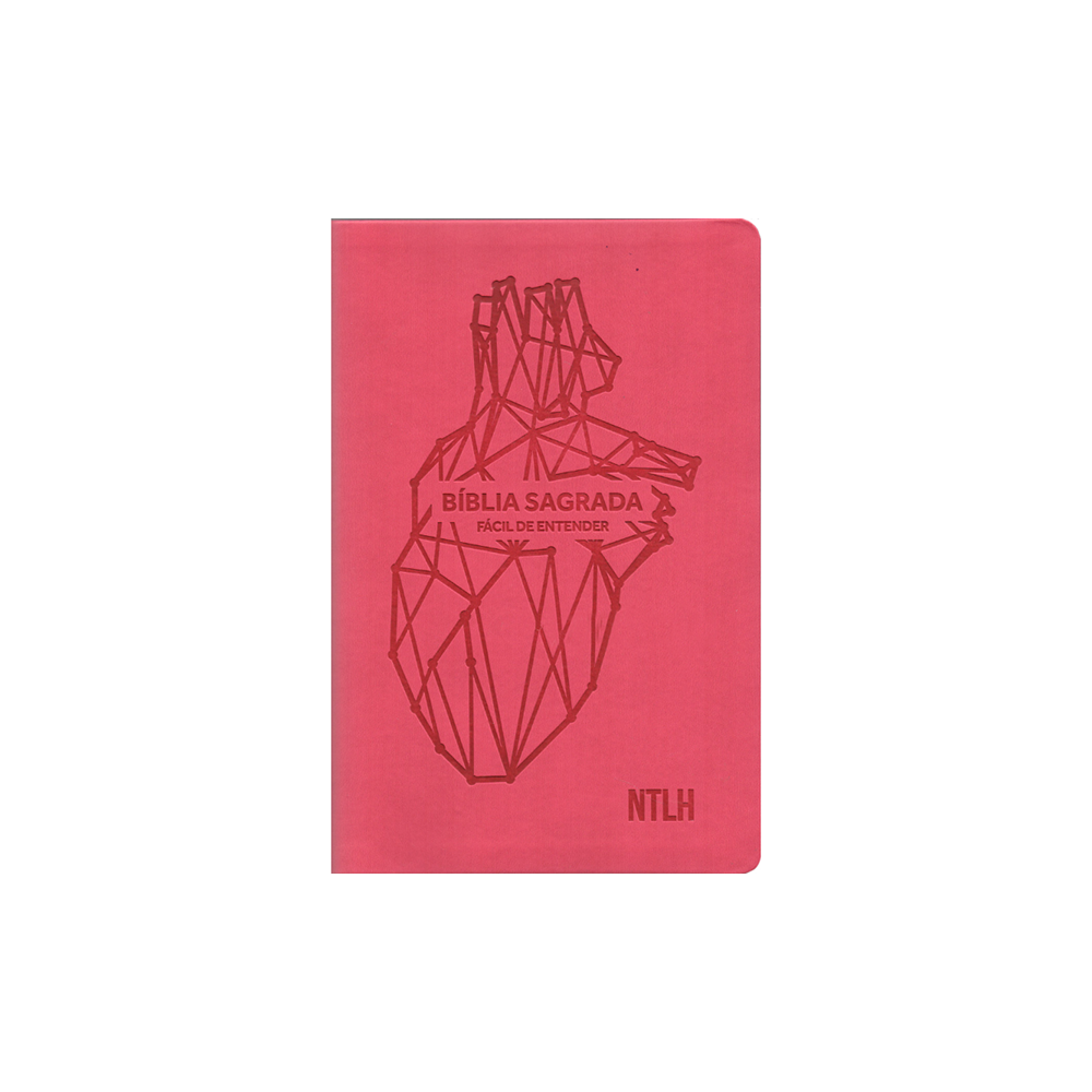 Bíblia Sagrada Fácil de Entender | NTLH Letra Normal | Capa Coração Rosa