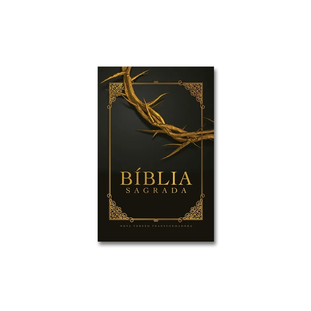 Bíblia Coroa de Espinhos | NVT Letra Grande | Capa Soft Touch