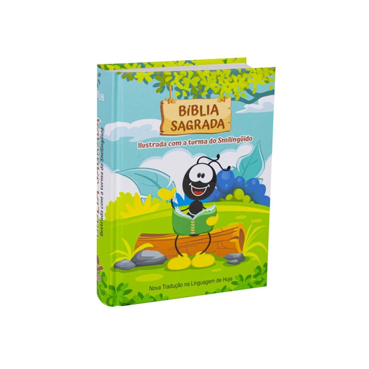 Bíblia Sagrada Ilustrada com a turma do Smilingüido | NTLH | Média Capa Dura