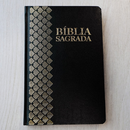 Bíblia Sagrada | ARC | Letra Normal | Capa Semi-Luxo Preta
