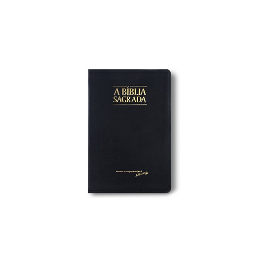 Bíblia Sagrada Slim | ACF | Letra Média | Capa Preto Luxo