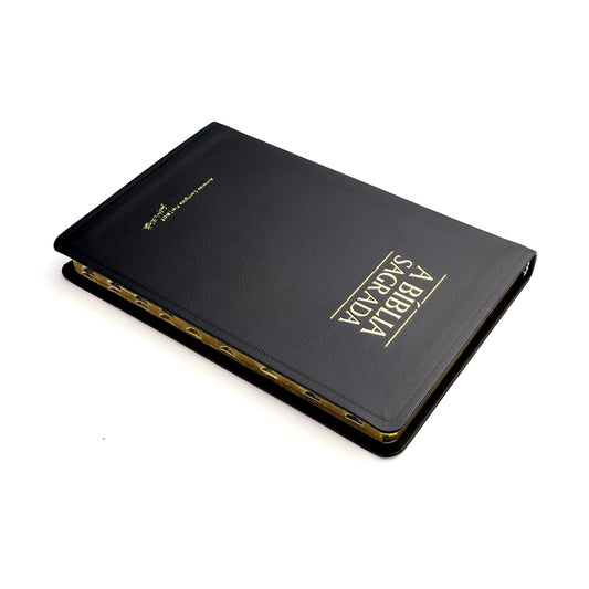 Bíblia Sagrada Slim | ACF | Letra Normal | Capa Preto Luxo