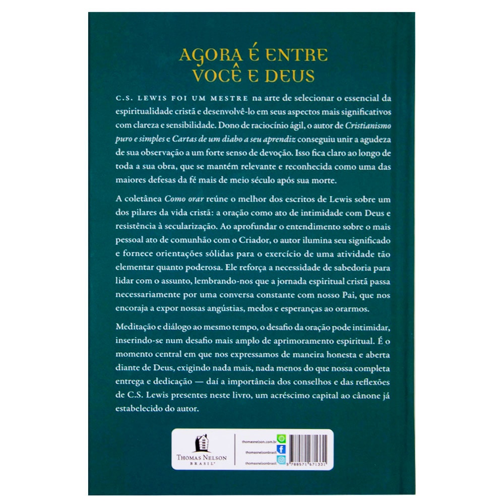 Como Orar | C S Lewis
