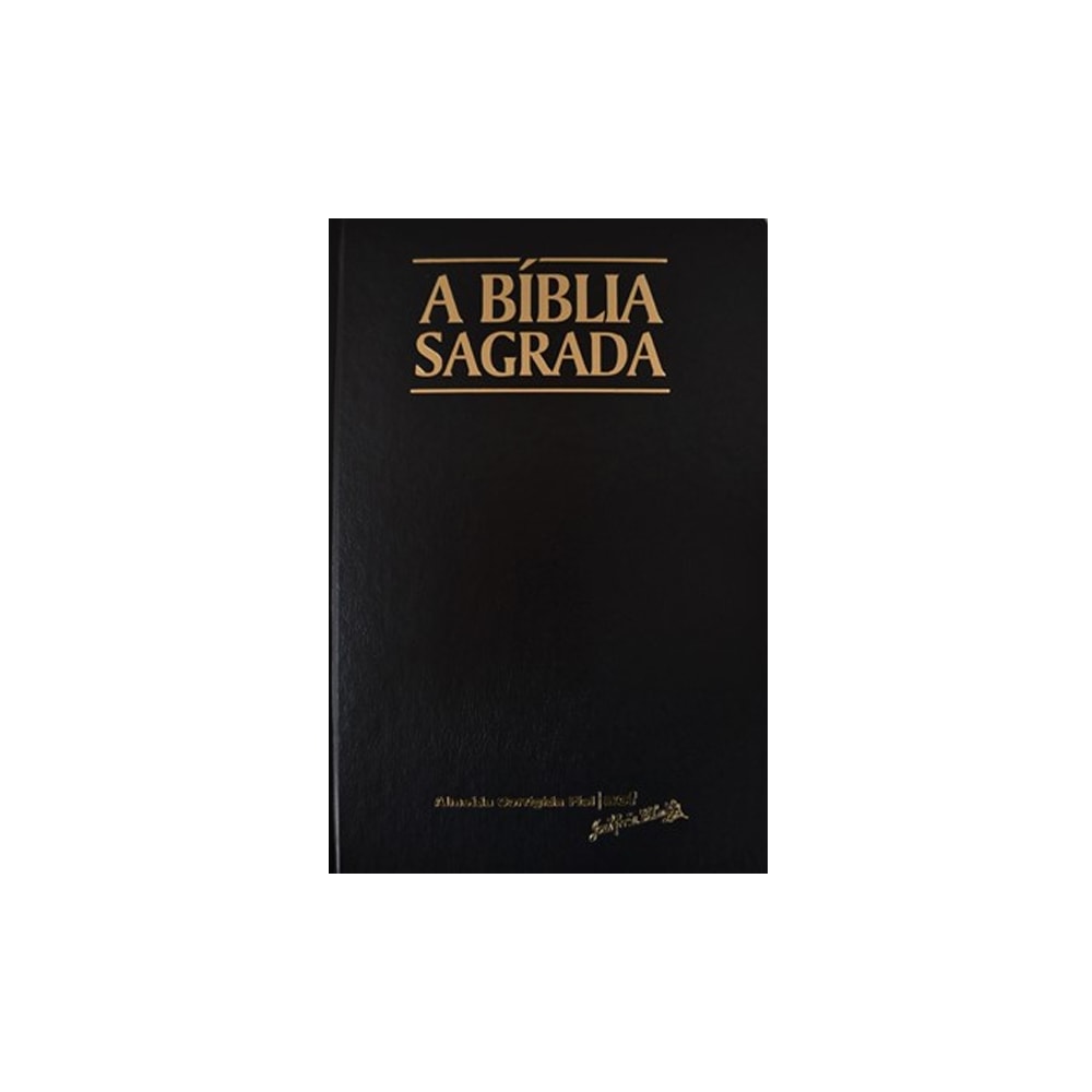 Bíblia Sagrada | ACF | Letra Grande | Capa Clássica Preta Semi-Luxo