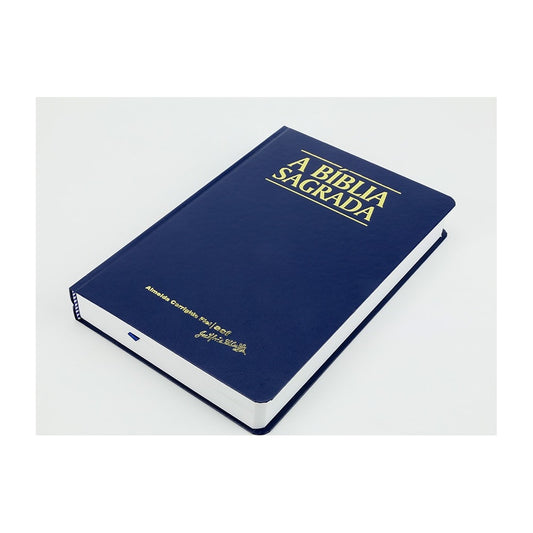 Bíblia Sagrada | ACF | Letra Grande | Capa Clássica Azul Semi-Luxo