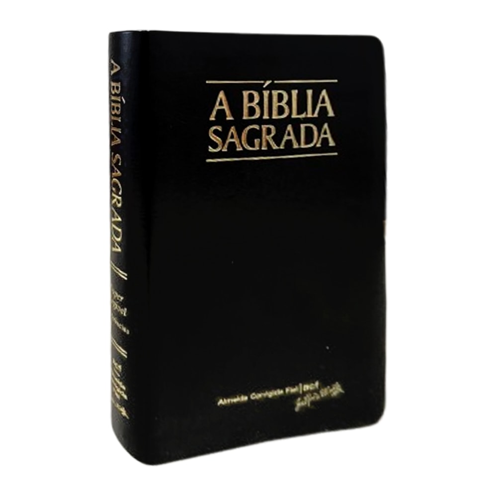 Bíblia Sagrada | ACF | Letra Super Gigante e Referências | C/ Índice Capa Luxo Preta