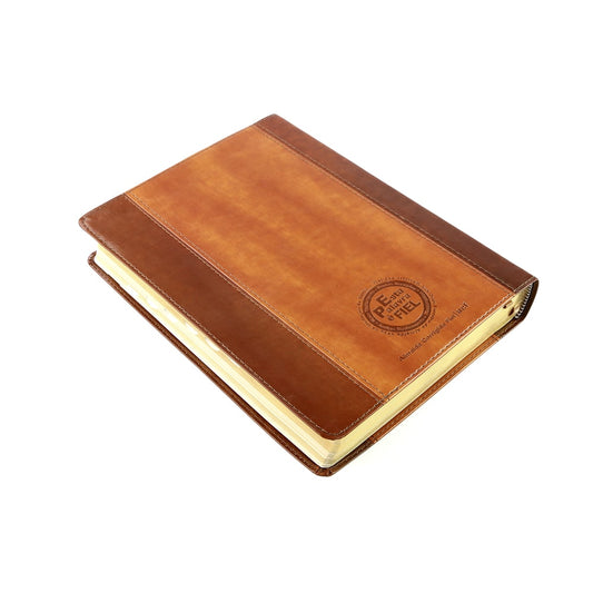 Bíblia Sagrada | ACF | Hiper Legível | Capa Bicolor Chocolate Havana C/ Índice