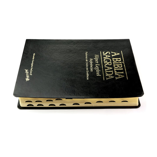 Bíblia Sagrada | ACF | Hiper Legível | Capa Preta C/ Índice