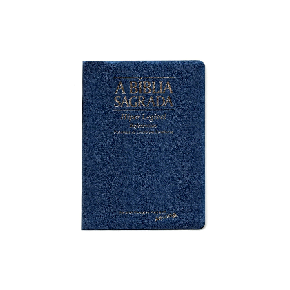 Bíblia Sagrada | ACF | Hiper Legível | Capa Azul C/ Índice