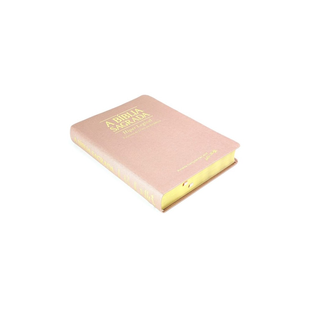 Bíblia Sagrada | ACF | Hiper Legível | Capa Rosê Gold C/ Índice