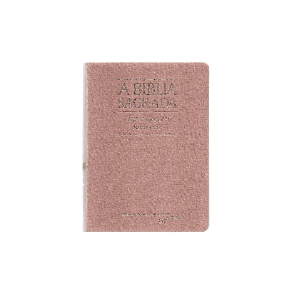 Bíblia Sagrada | ACF | Hiper Legível | Capa Rosê Gold C/ Índice