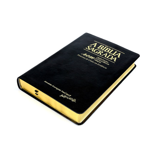 Bíblia Sagrada RCM | ACF | Letra Gigante | Capa PU Luxo Preta