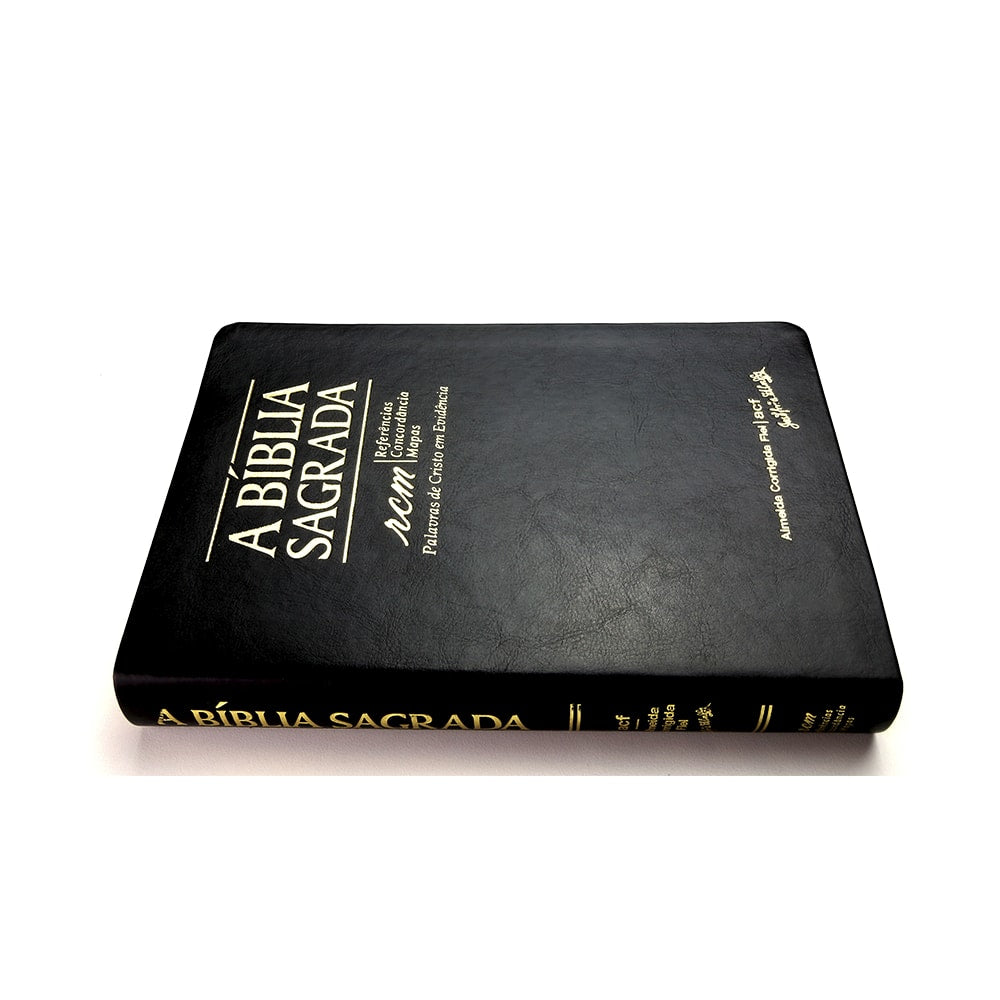 Bíblia Sagrada RCM | ACF | Letra Gigante | Capa PU Luxo Preta C/ Índice
