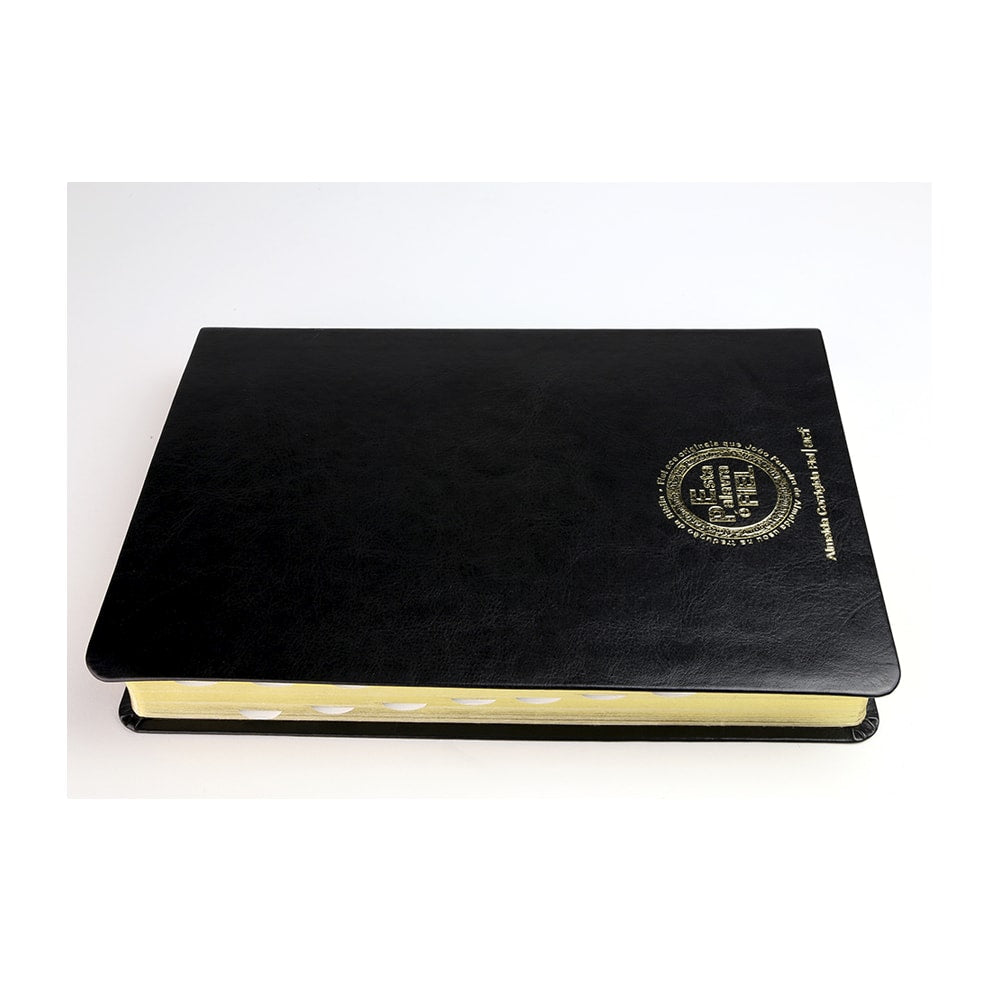 Bíblia Sagrada RCM | ACF | Letra Gigante | Capa PU Luxo Preta C/ Índice