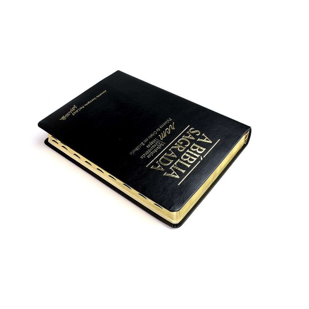 Bíblia Sagrada RCM | ACF | Letra Gigante | Capa PU Luxo Preta C/ Índice