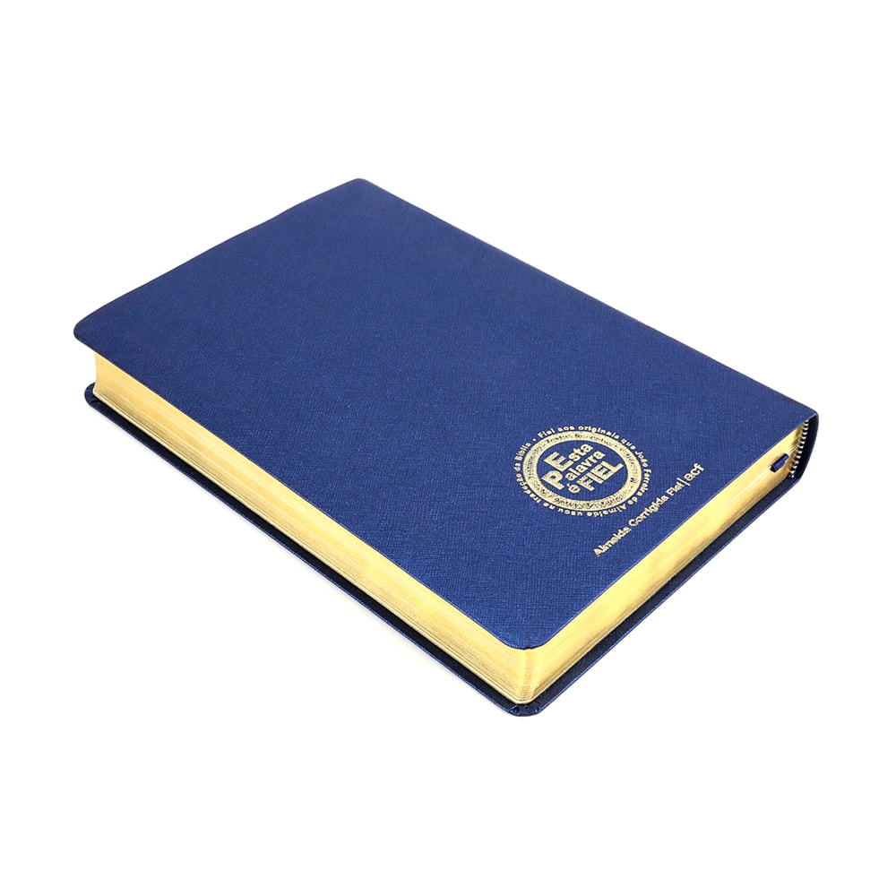 Bíblia Sagrada RCM | ACF | Letra Gigante | Capa PU Luxo Azul