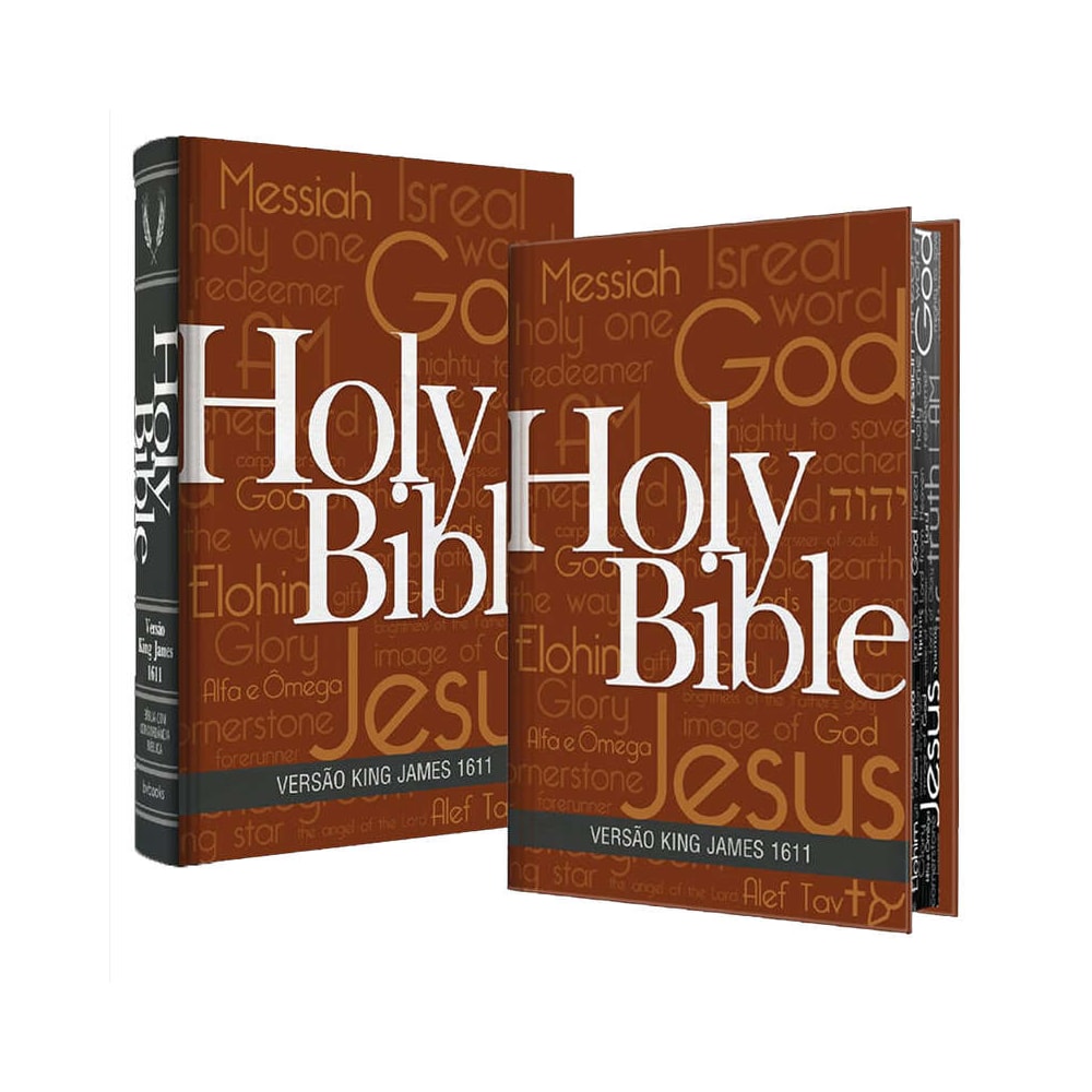 Bíblia King James Fiel 1611 | BKJ | Letra Normal | Capa Holy Bible Concordância e Pilcrows