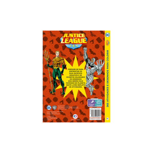 Liga da Justiça 365 Atividades e Desenhos para Colorir
