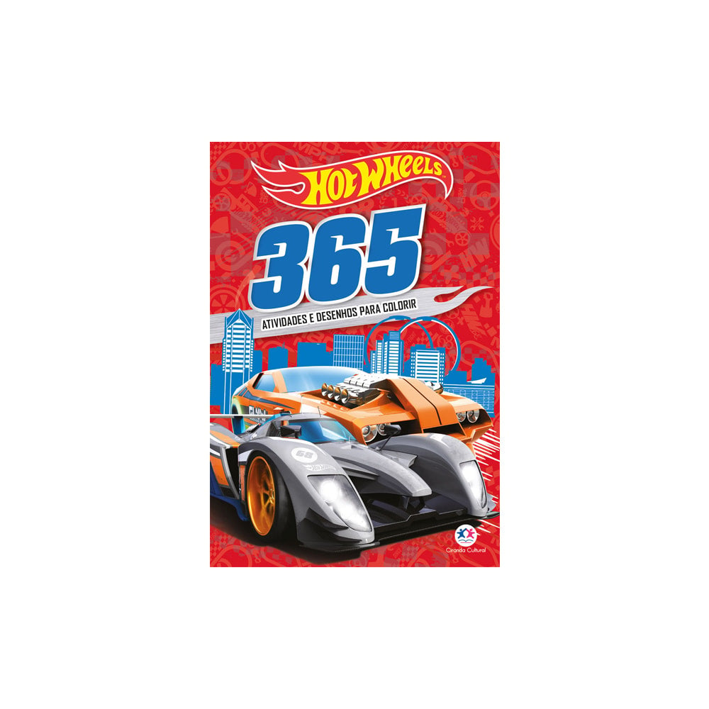 Hot Wheels 365 Atividades e Desenhos para Colorir