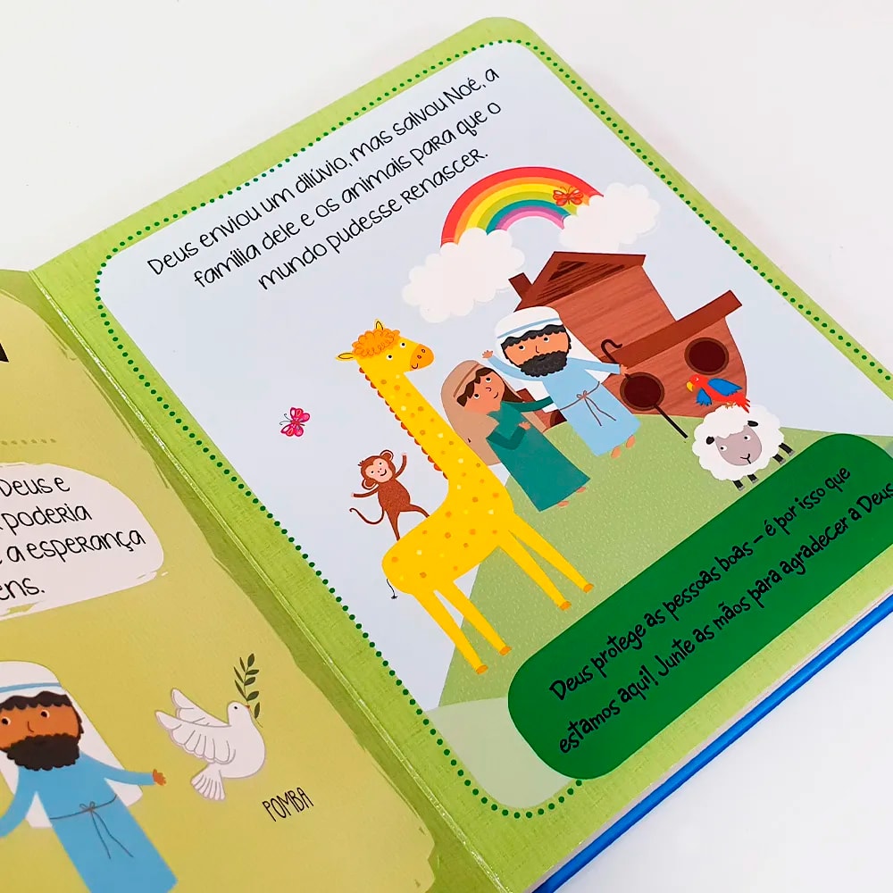 Grandes Heróis da Bíblia | Bíblia Do Bebê | Capa Almofadada