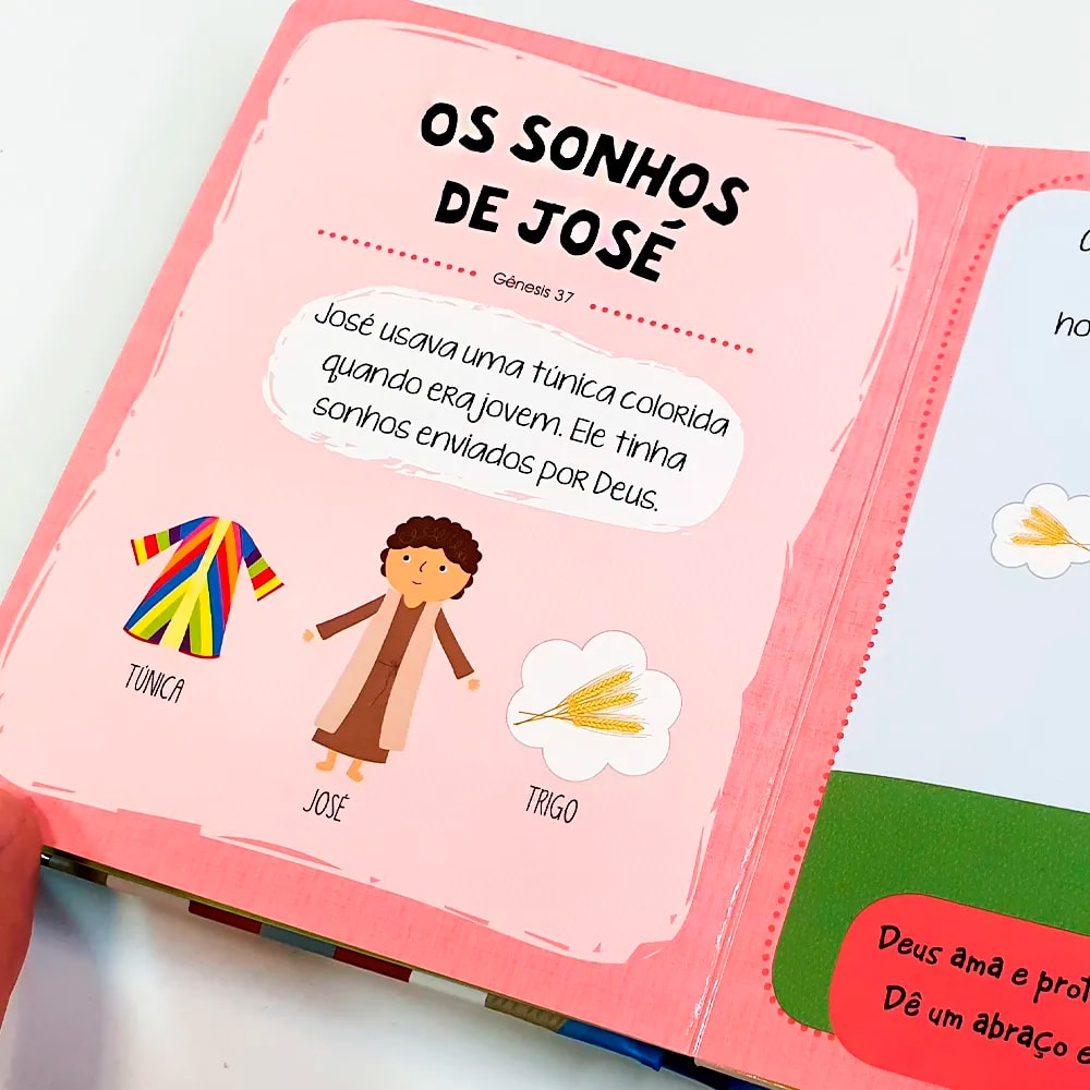 Grandes Heróis da Bíblia | Bíblia Do Bebê | Capa Almofadada