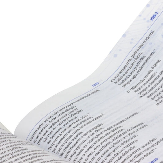 Bíblia de Estudo do Discipulado | NAA | Capa Brochura Azul