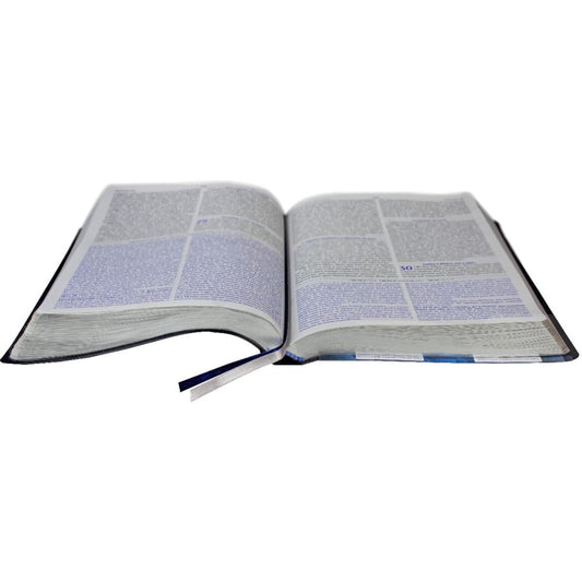 Bíblia Missionária de Estudo | ARA | Letra Normal | Capa Azul Escuro