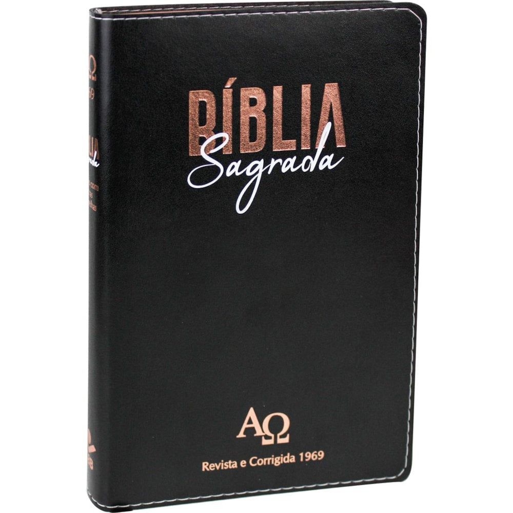 Bíblia Sagrada RC 1969 | ARC | Letra Grande | Capa Preta C/ Índice