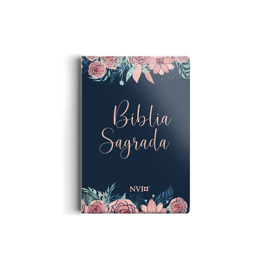 Bíblia Sagrada | NVI | Letra Normal | Capa Rosas Especial
