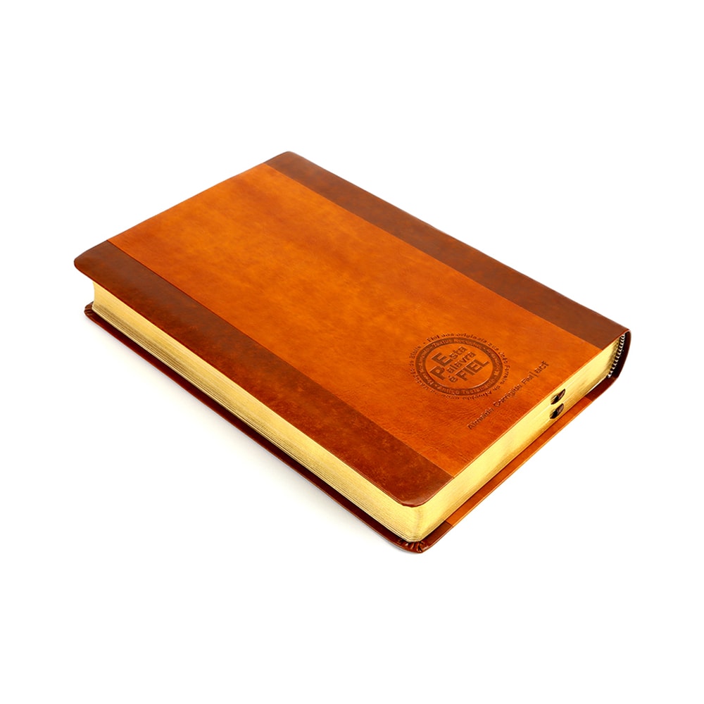 Bíblia Sagrada RCM | ACF | Letra Gigante | Capa PU Luxo Chocolate/Havana