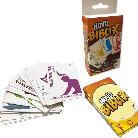 Novo Biblix Histórias em Quadrinhos + Jogo de Cartas (Brinde)