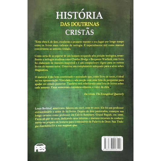 História das Doutrinas Cristãs | Louis Berkhof