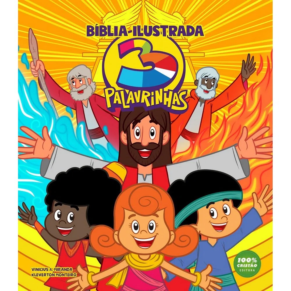 Bíblia Ilustrada 3 Palavrinhas | Edição Luxo | Capa Dura