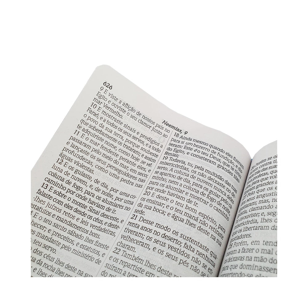 Bíblia Flor Listrada | ARC | Letra Gigante | Capa Semi-Luxo