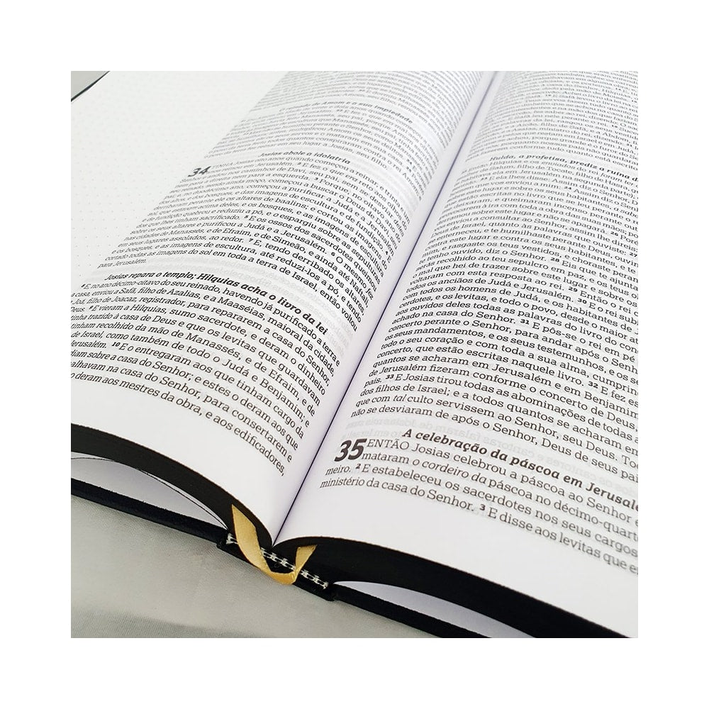 Bíblia Anote Plus | ARC | Letra Maior | Capa Semi-Luxo Preta