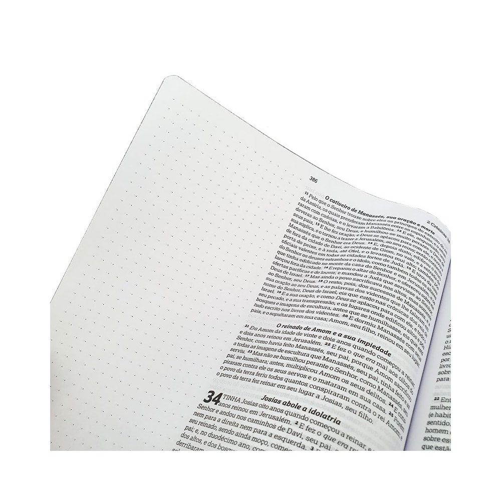 Bíblia Anote Plus | ARC | Letra Maior | Capa Semi-Luxo Preta