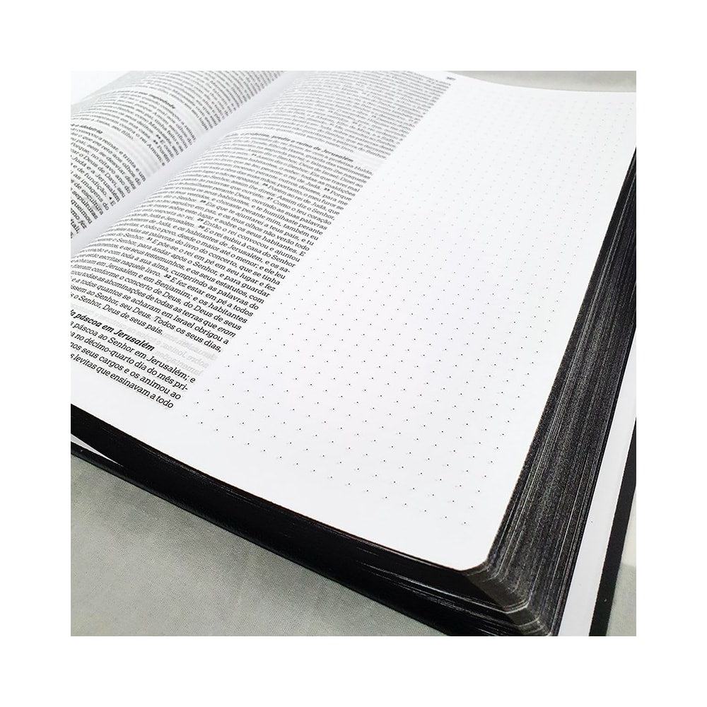 Bíblia Anote Plus | ARC | Letra Maior | Capa Semi-Luxo Preta