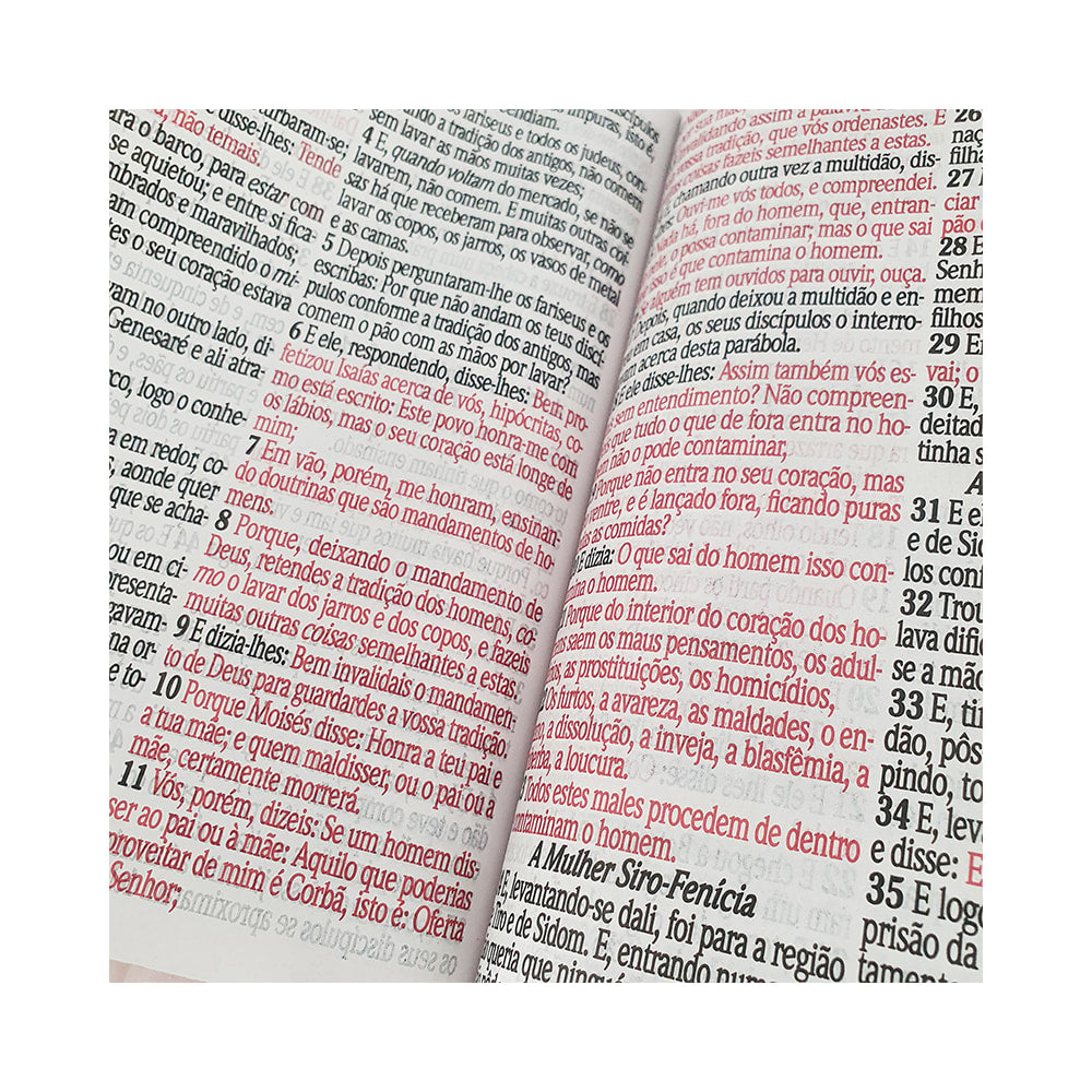 Bíblia Sagrada Letra Jumbo | ARC | Harpa Avivada e Corinhos | Capa PU Luxo Arabesco Preta
